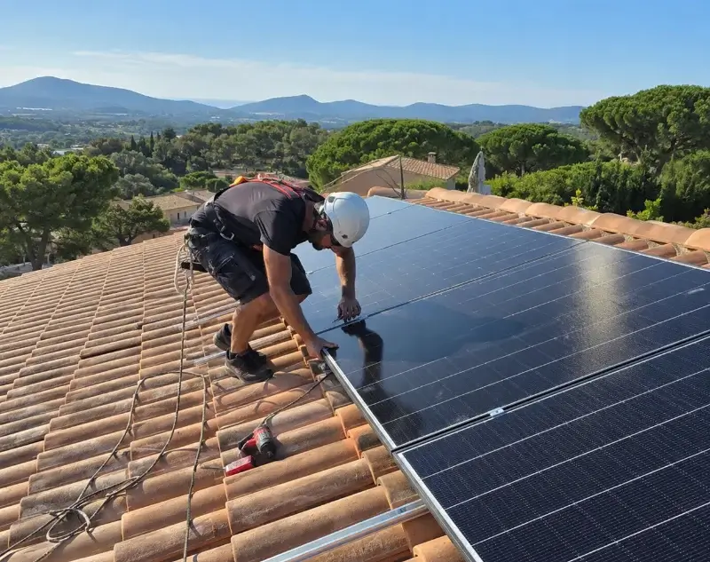 Installateur panneaux solaires Saint-Clair-de-la-Tour — pose photovoltaïque sur toiture